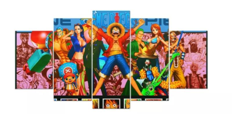 Imagem de Kit Quadros One Piece Tribulação Do Chapéu De Palha"