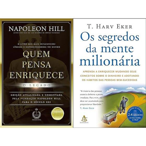 Kit: Quem pensa enriquece + Os segredos da mente milionária Menor preço em Kit: Quem pensa enriquece + Os segredos da mente milionária