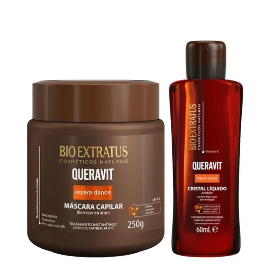 Imagem de Kit Queravit umectação capilar 1 Máscara 250ML 1 Cristal líquido 60ML