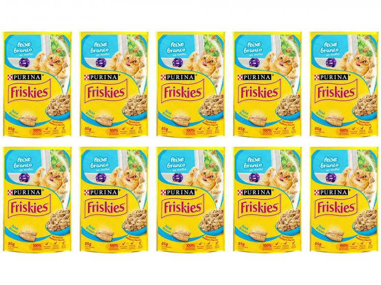 Kit Ração Úmida para Gato Adulto Sachê Friskies Menor preço em Kit Ração Úmida para Gato Adulto Sachê Friskies