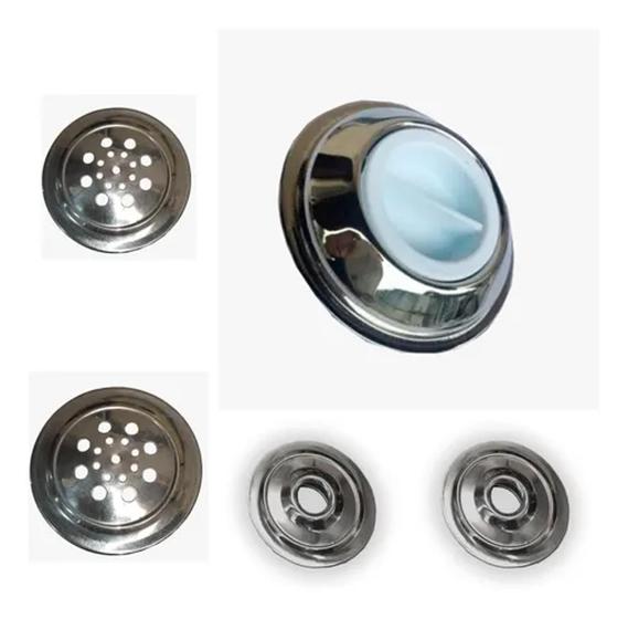 Imagem de Kit Ralo Inox Para Piscina E Dispositivos