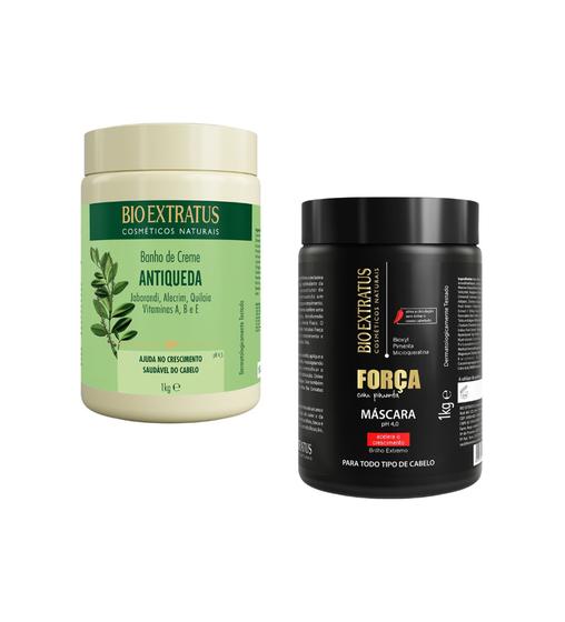 Imagem de Kit Rapunzel Bio Extratus Máscara Força Com Pimenta + Jaborandi 1kg