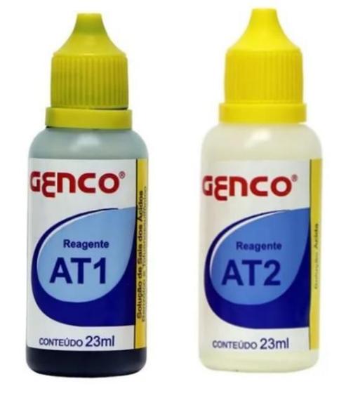 Imagem de Kit Reagente Solução Alcalinidade - At1 E At2 - Genco