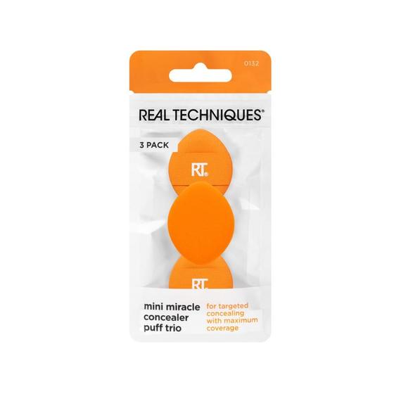 Imagem de Kit Real Techniques Com 3 Esponjas Mini Para Corretivo 5G