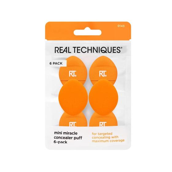 Imagem de Kit Real Techniques Com 6 Mini Esponjas Para Corretivo 5G