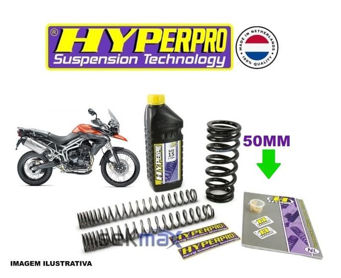 Imagem de Kit Rebaixamento 50mm Molas D+T Hyperpro Tiger 800 XC 2013