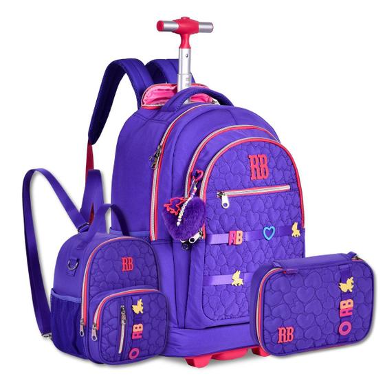 Imagem de Kit Rebecca Bonbon Completo Mochila com Lancheira e Estojo