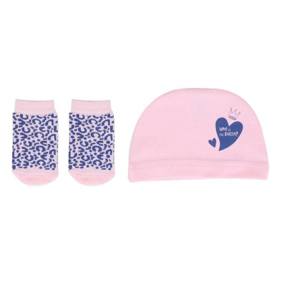 Imagem de Kit Recém Nascido Pimpolho Gorro Com Meia