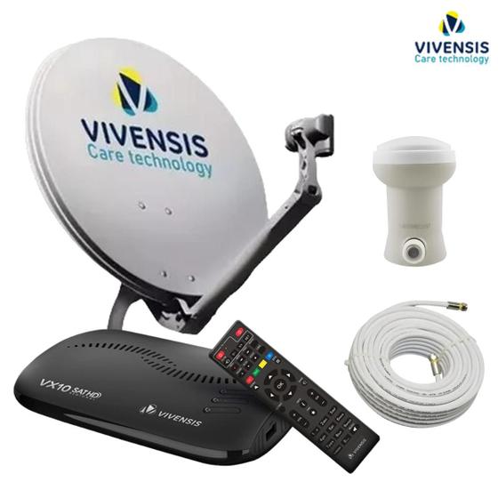 Imagem de Kit Receptor Digital TV Satélite - Vivensis