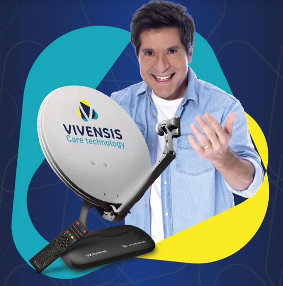 Kit Receptor Digital Vx10 Vivensis - Antena 60 cm , Lnbf Ku Menor preço em Kit Receptor Digital Vx10 Vivensis - Antena 60 cm , Lnbf Ku
