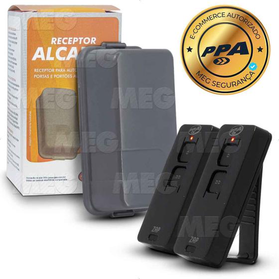 Menor preço em Kit Receptor Portão Fechadura Controle Longo Alcance 433 Ppa