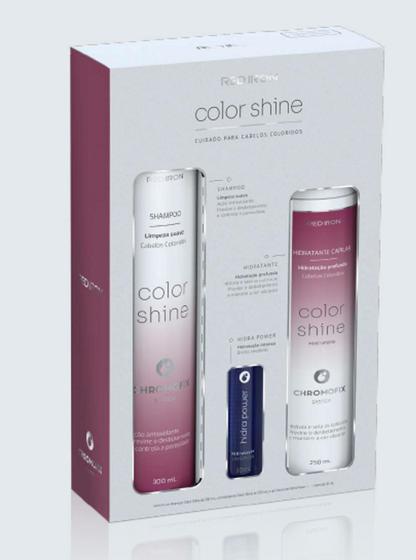 Imagem de Kit Red Iron - Shampoo, Hidratante Capilar e Ampola Color Shine para Cabelos Coloridos