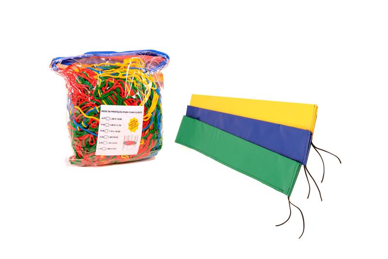 Kit Rede de Proteção e Capa para Isotubo Cama Elástica 1,40m - My Equip Imagem de Kit Rede de Proteção e Capa para Isotubo Cama Elástica 1,40m