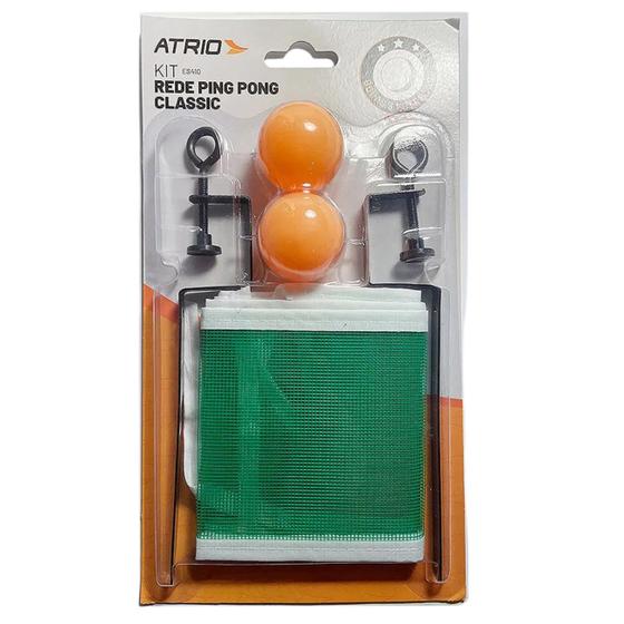 Imagem de Kit Rede Ping Pong Classic Com 2 Bolas Atrio - ES410