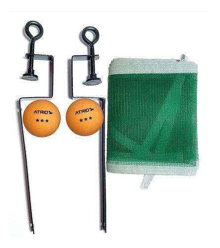 Imagem de Kit Rede Ping Pong Classic Com 2 Bolas Atrio Tenis De Mesa
