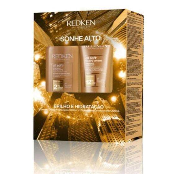 Imagem de KIT Redken All Soft -Shampoo 300ml e Máscara 250ml 