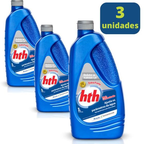 Kit Redutor de PH Extra Forte 3 Litros Hth - Redutor de pH ...