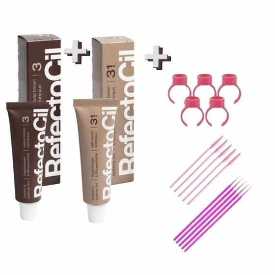 Imagem de Kit Refectocil Tintas nº3 + nº3.1 - 15ml Cada