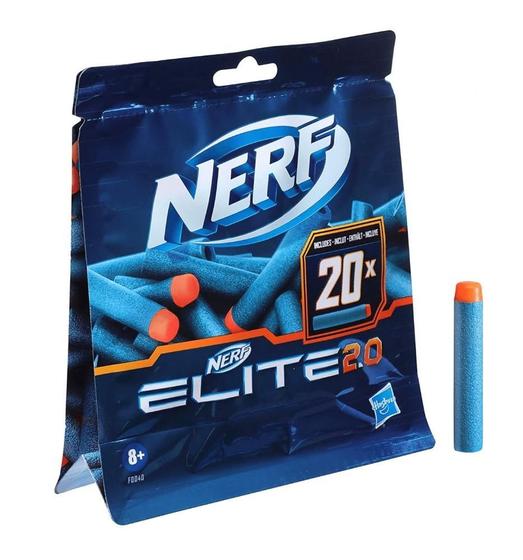 Imagem de Kit Refil 20 Dardos Elite Nerf 2.0 Hasbro
