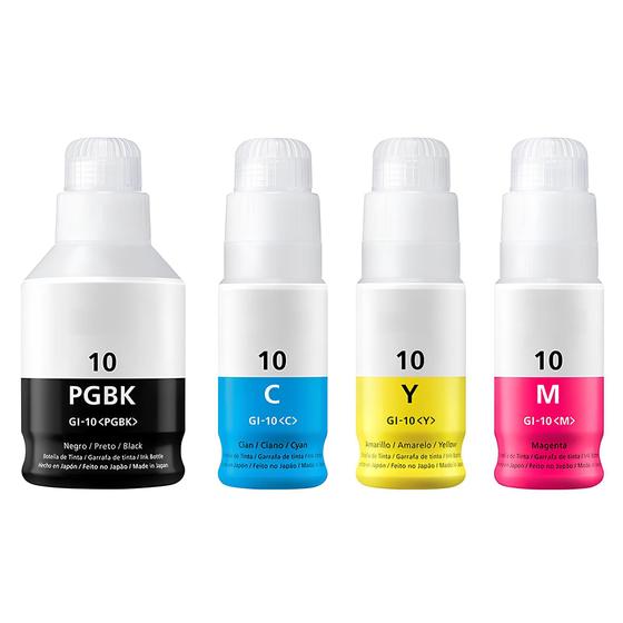 Kit Refil de Tinta Para Canon G6010 GL-10 GL10 compatível Menor preço em Kit Refil de Tinta Para Canon G6010 GL-10 GL10 compatível
