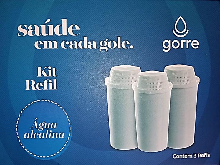 Imagem de Kit Refil do Filtro da Jarra Gorre - Alcalina e Magnética