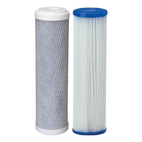 Imagem de Kit Refil Reposição - 1 Refil Lavável E 1 Refil Carvão Block