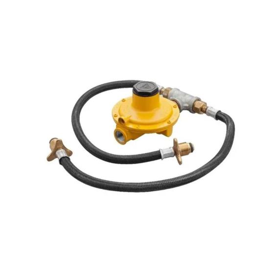 Kit Regulador Mangueira Gás Botijão P45 7Kg/H Electrolux Registro
