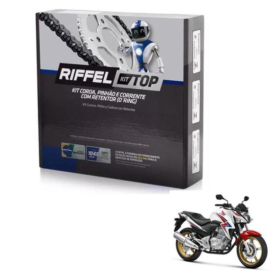 Imagem de Kit Relação c/ret Cb 300r Cb300r 09/15 riffel