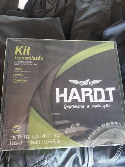 Imagem de Kit Relação CG 150 Titan Fan Moto Honda Transmissão Hardt