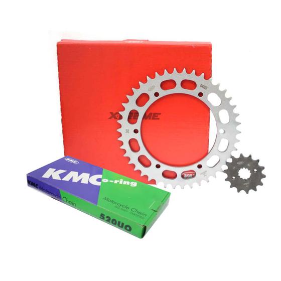 Imagem de Kit Relação D-Tracker 250 Klx 250 C/ Retentor Vaz + Kmc