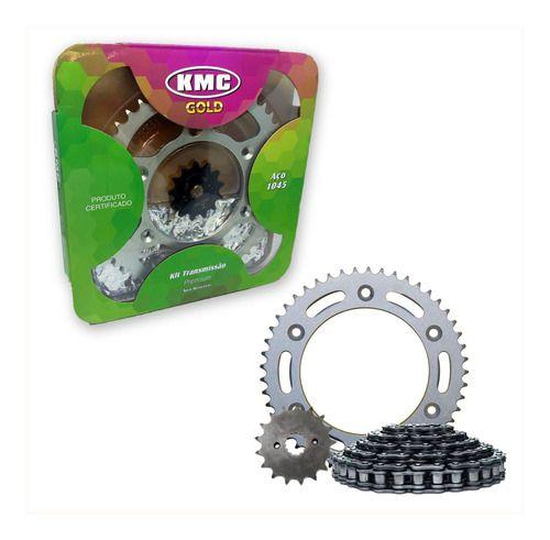 Imagem de Kit Relação KMC Gold Honda NXR 160/ XRE 190  C/ Retentor