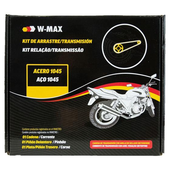 Imagem de Kit Relação Moto Transmissão Honda C 100 BIZ  WMax  5986880035  Unitário