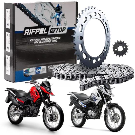 Imagem de Kit Relaçao Riffel C Retentor Xtz Crosser 150 2014 2015 2016 2017 2018 2019 2020 2021 2022 2023 2024