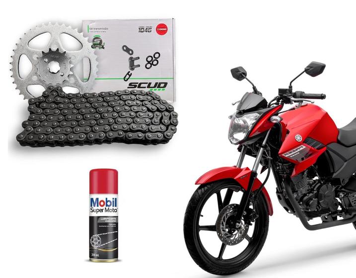 Imagem de Kit Relação Scud Fazer 150 + 01 Óleo Spray Mobil Lub Ano 2015 Até 2024