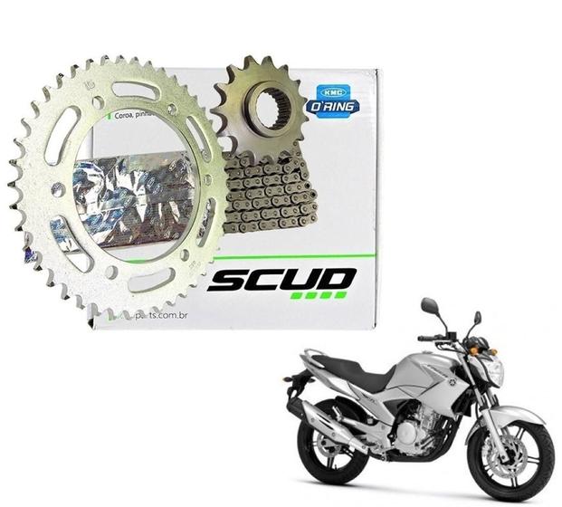 Imagem de Kit Relação Scud Kmc Retentor Ys Fazer 250 De 2005 Ate 2017