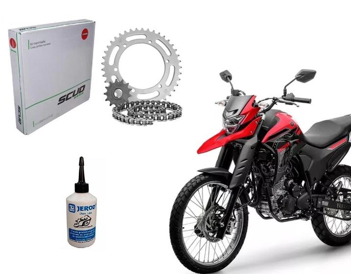 Imagem de Kit Relação Scud Xtz 250 Lander Tenere + 01 Óleo Grafitado Ano 2009 Até 2020