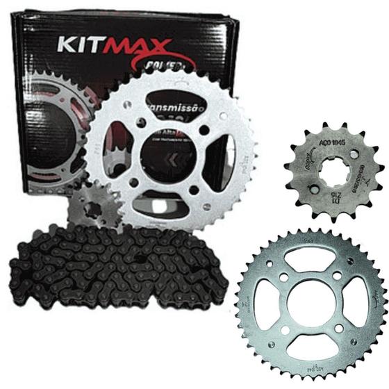 Kit Relação Transmissão Cg Titan 160/ Nxr 190 Original Max Menor preço em Kit Relação Transmissão Cg Titan 160/ Nxr 190 Original Max