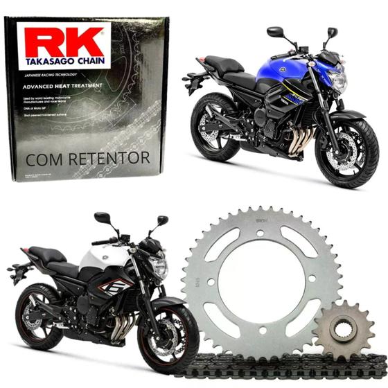 Imagem de Kit Relação Transmissão Rk Com Retentor Xj6 2009 2010 2011 2012 2013 2014