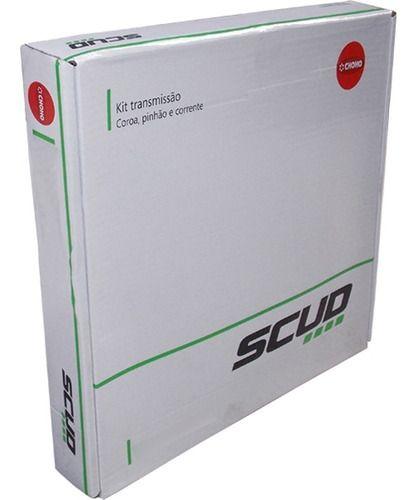 Imagem de Kit Relação Transmissão Scud Nx 400 Falcon C/ Retentor