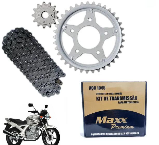 Imagem de Kit Relação Transmissão Tração Maxx 1045 Cbx 250 Twister Ano 2000 Até 2008