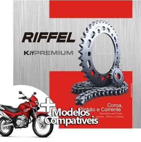 Kit Relação Transmissão Tração NX 400 Falcon Riffel Premium Menor preço em Kit Relação Transmissão Tração NX 400 Falcon Riffel Premium