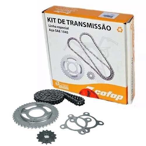 Kit Relação Transmissão Tração Titan 125 2000 até 2008 Fan 125 Cofap Menor preço em Kit Relação Transmissão Tração Titan 125 2000 até 2008 Fan 125 Cofap