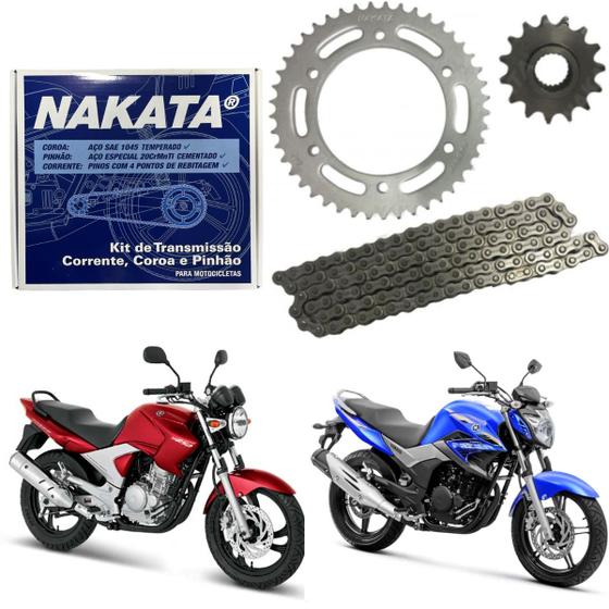 Imagem de Kit Relação Yamaha Fazer 250 2005 a 2017 Original Nakata