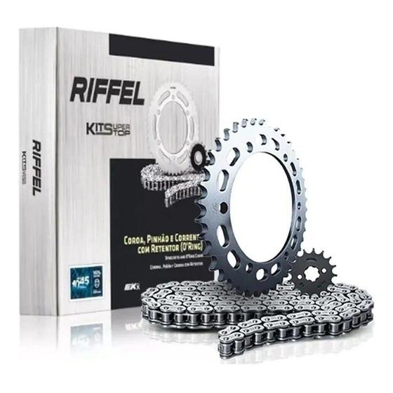 Imagem de kit Relação Yamaha  MT 03 RIFFEL  Com Retentor 2016/2017/2018/2019/2020/2021