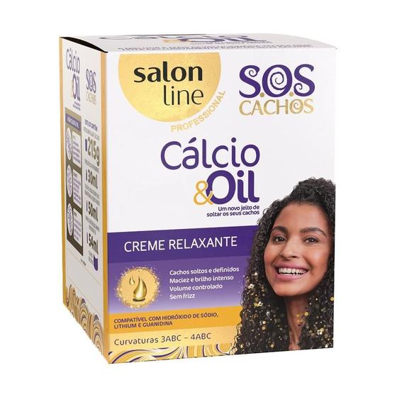 Imagem de Kit Relaxamento e Hidratação para Cabelos Cacheados Salon Line