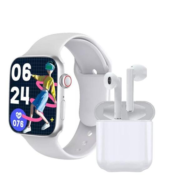 Imagem de Kit Relógio Inteligente Smartwatche Android Ios +fone 5.0