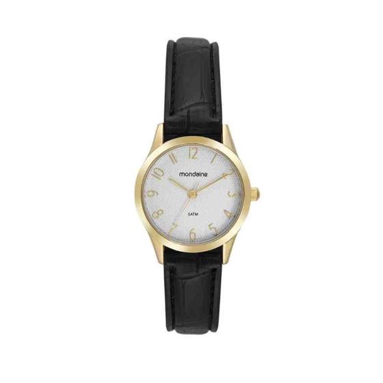 Imagem de Kit Relógio Mondaine Dourado Feminino 32794Lpmkdh1K1