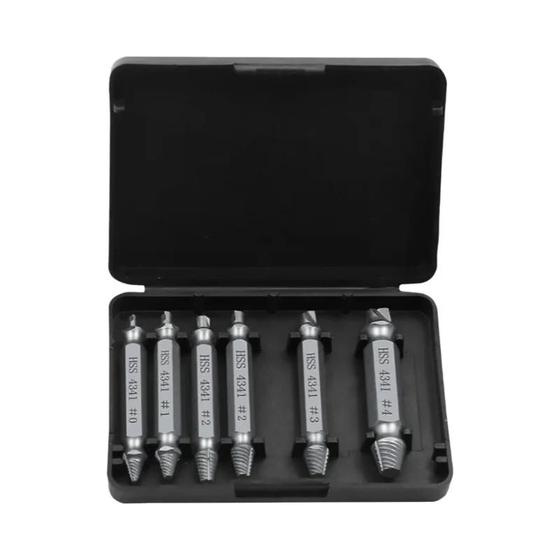 Imagem de Kit Removedor de Parafuso Danificado - Pequeno Conjunto com Broca HSS