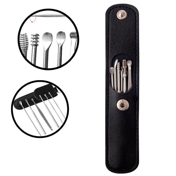 Kit Removedor Limpeza De Aço Cera Do Ouvido Orelha Fácil Novo Menor preço em Kit Removedor Limpeza De Aço Cera Do Ouvido Orelha Fácil Novo