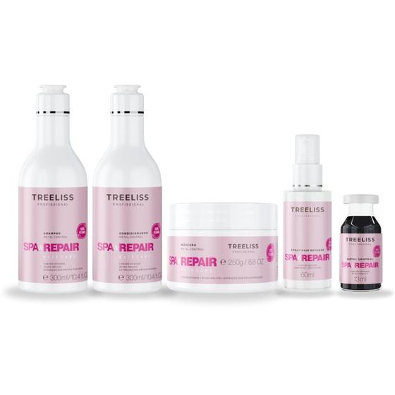 Imagem de Kit Reparação Metal control Spa e Repair 5 itens treeliss
